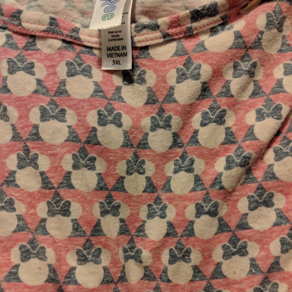 Disney Minnie Lularoe classic tee 3x